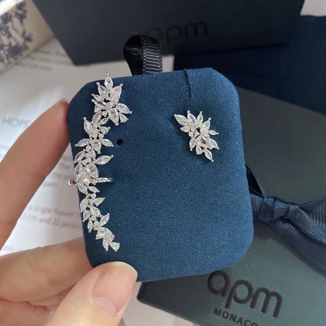 APM Monaco Earrings - Floral Design